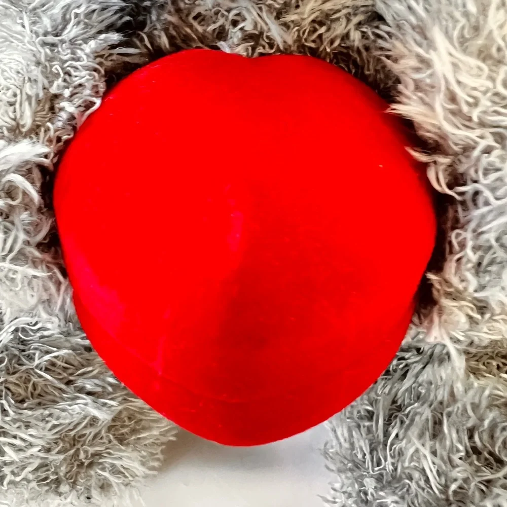 Tatty Teddy Plush Me to You Grey Love Bear holding Red Heart Ring box with tag
